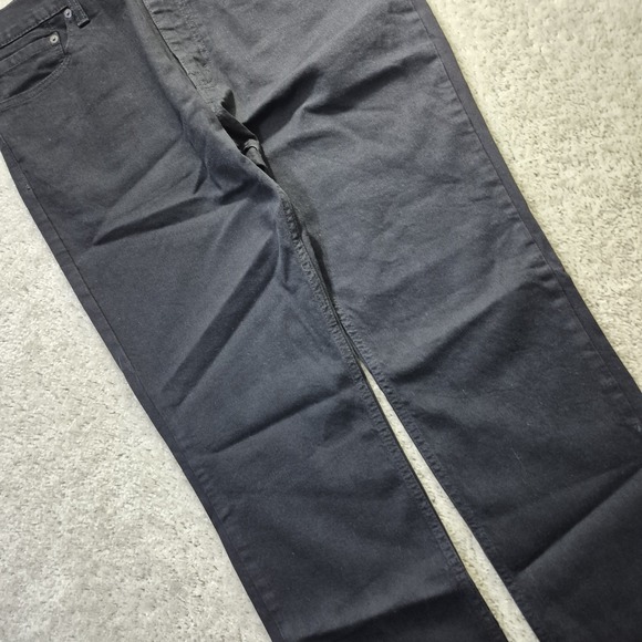 Levis 511 Jeans Mens 36x30 Slim Straight Black Denim Punk Rock 80s USA Grunge - Picture 8 of 12